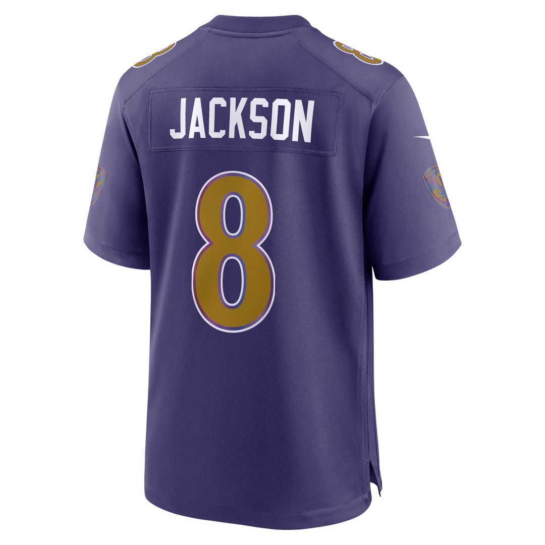 Lamar Jackson Baltimore Ravens Nike Alternate Game Jersey - Black