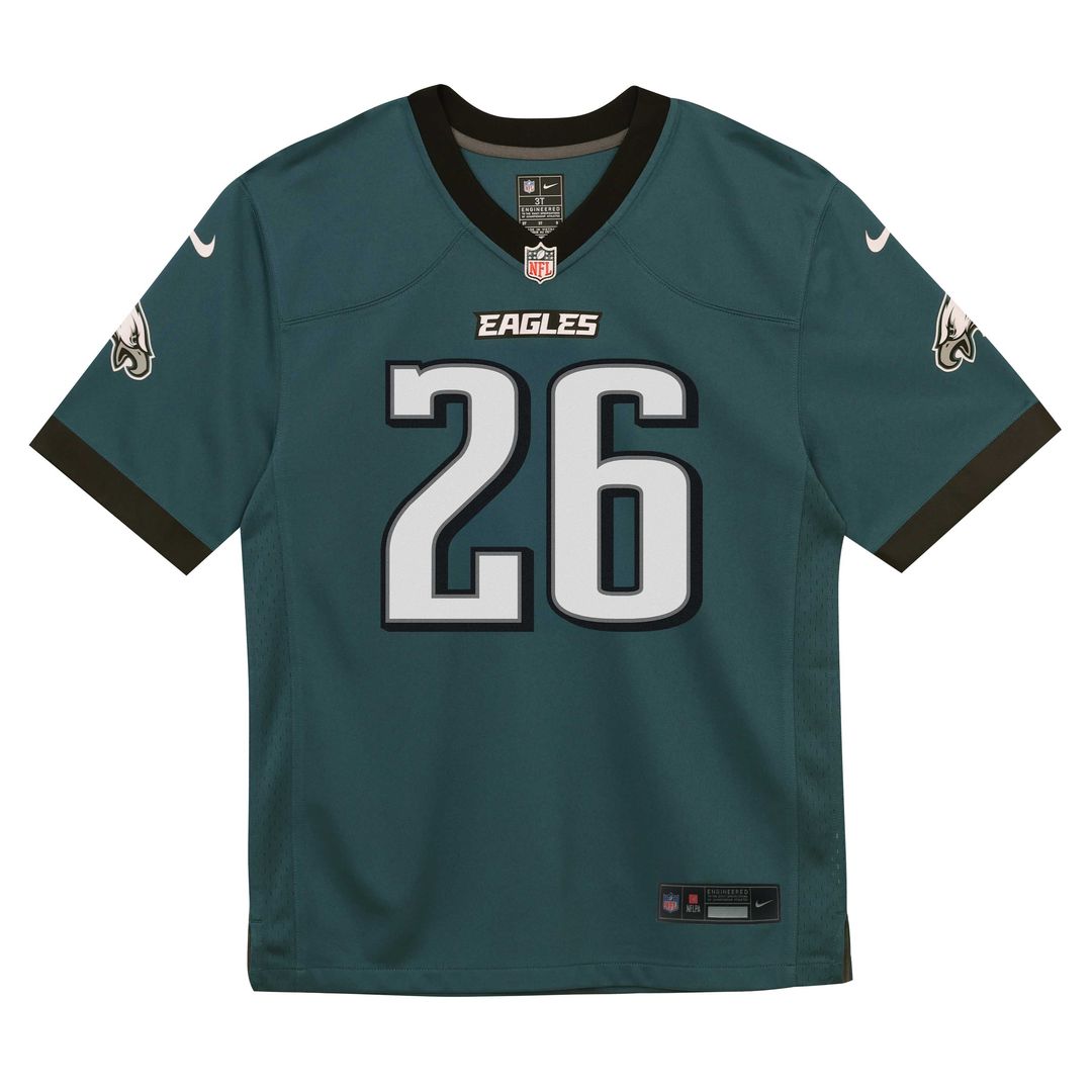 Saquon Barkley Philadelphia Eagles Nike Toddler Team Game Jersey - Midnight Green