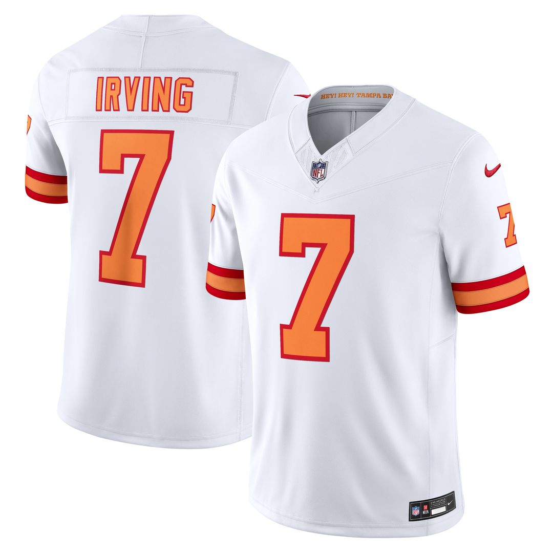 Bucky Irving Tampa Bay Buccaneers Nike Alternate 2 Throwback Vapor F.U.S.E. Limited Jersey - Orange