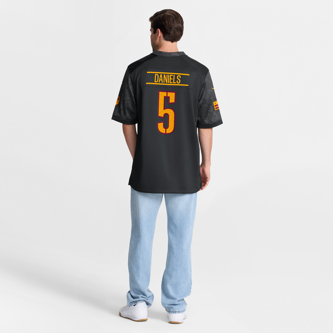 Jayden Daniels Washington Commanders Player Game Jersey - White