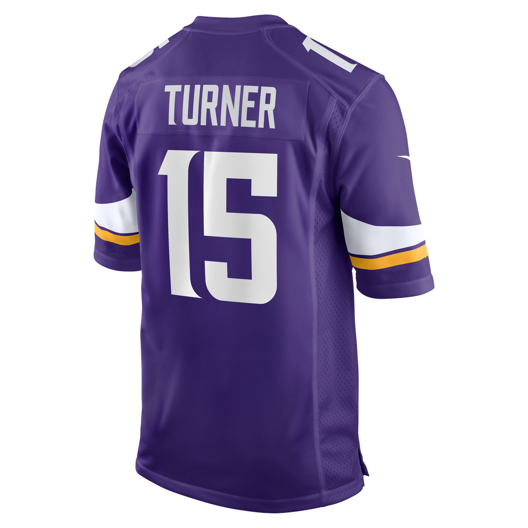 Dallas Turner Minnesota Vikings Nike  Player Game Jersey - Purple
