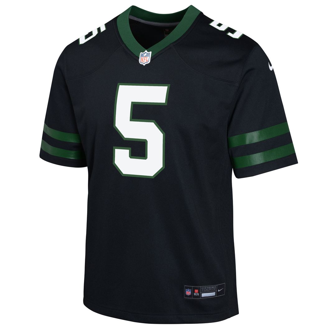 Garrett Wilson New York Jets Nike Youth Game Jersey - Green