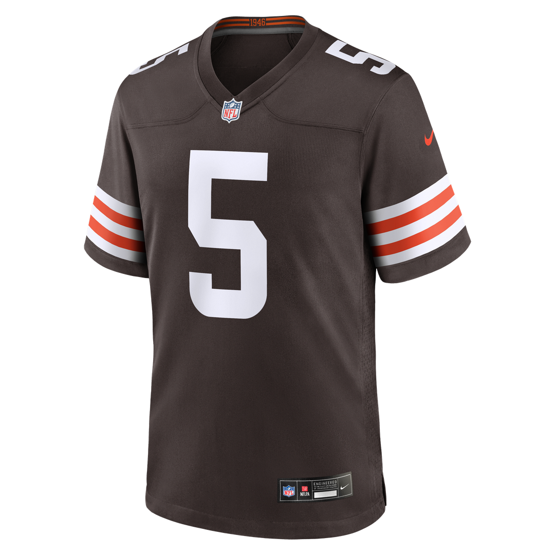 Rayshawn Jenkins Cleveland Browns Nike Team Game Jersey -  Brown