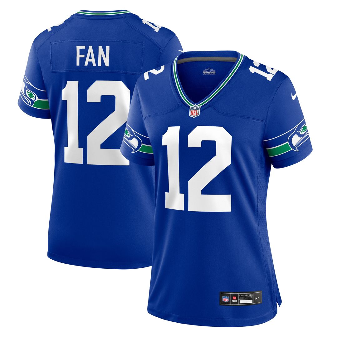 12s Seattle Seahawks Nike Women's Team Game Jersey - College Navy