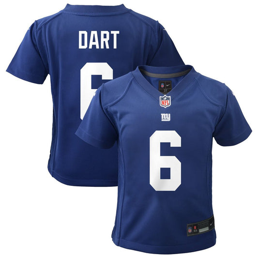 Jaxson Dart New York Giants Nike Infant Team Game Jersey - Royal