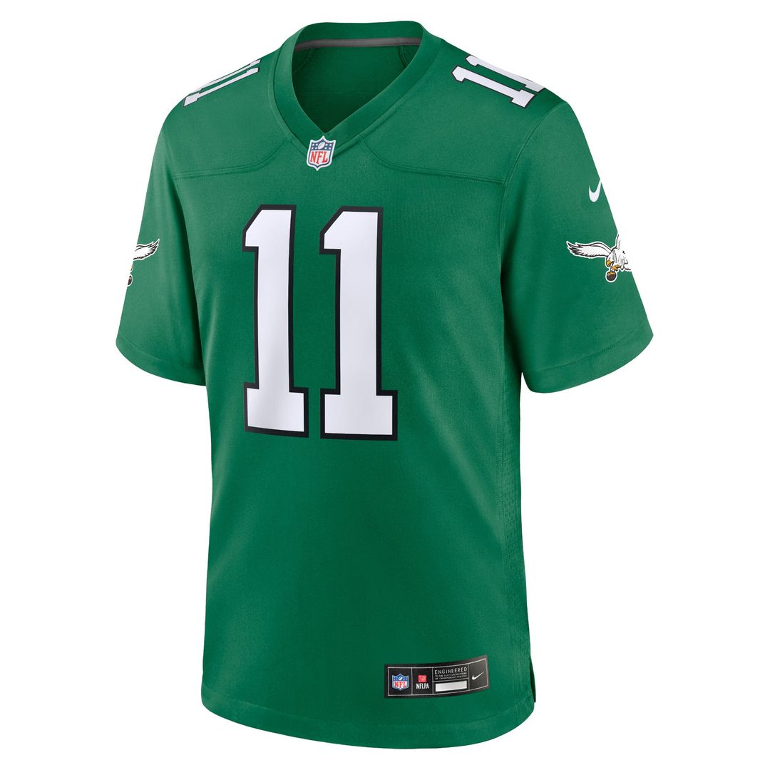 A.J. Brown Philadelphia Eagles Nike Team Game Jersey - Midnight Green