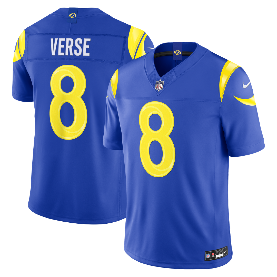 Jared Verse Los Angeles Rams Nike Vapor F.U.S.E. Stitched Limited Jersey - White
