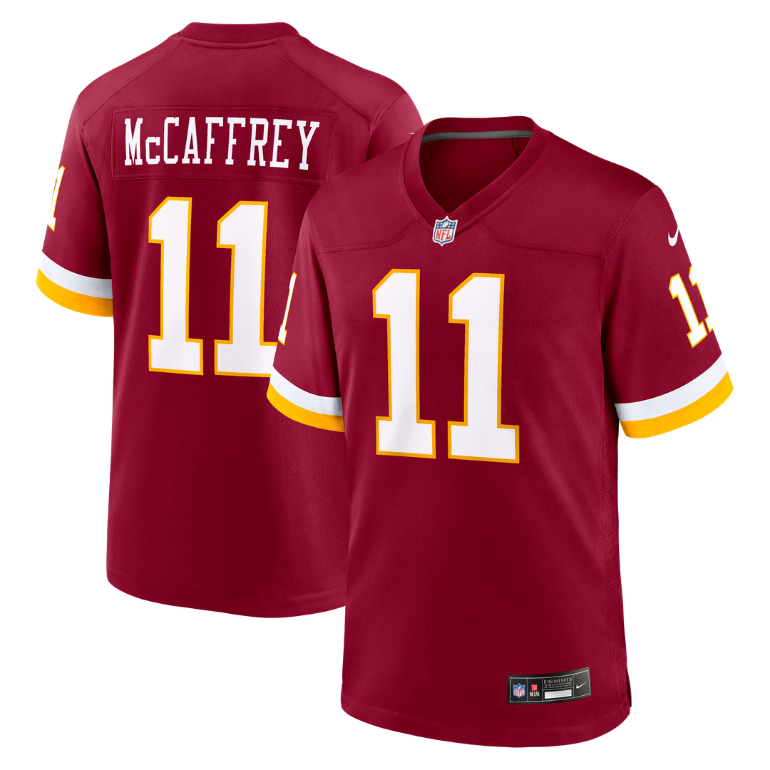 Luke McCaffrey Washington Commanders Nike Hail Raiser Alternate Game Jersey - Black