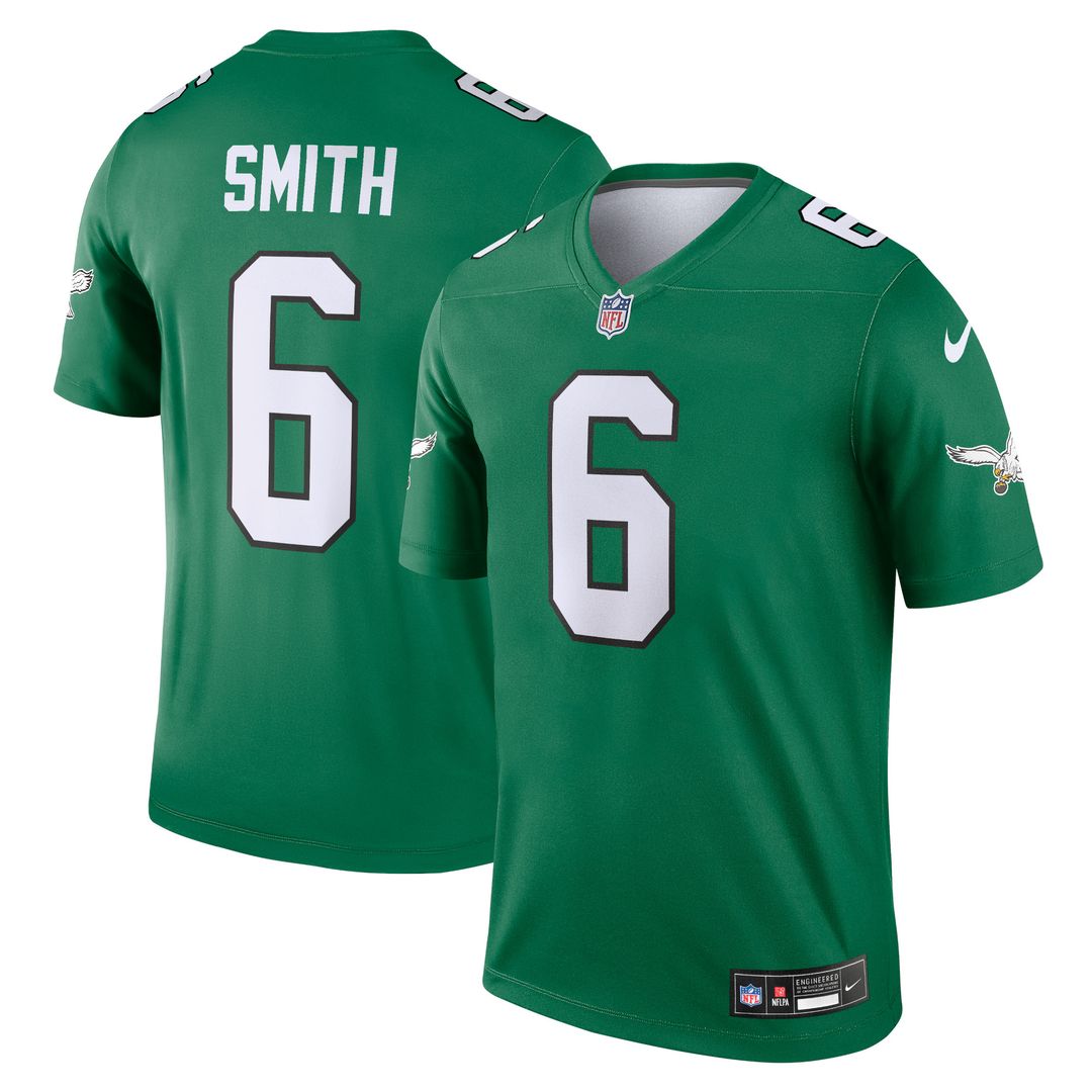 DeVonta Smith Philadelphia Eagles Nike Legend Player Performance Top - Kelly Green