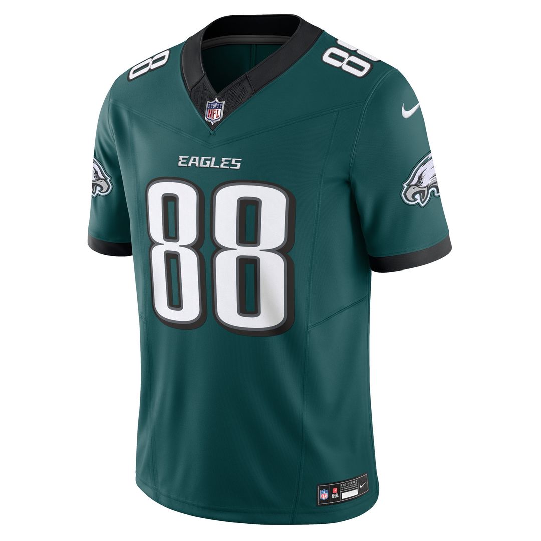 Dallas Goedert Philadelphia Eagles Nike Vapor F.U.S.E. Limited Jersey - Kelly Green