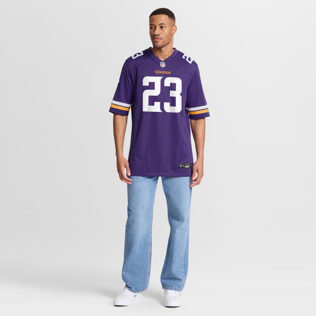 James Pierre Minnesota Vikings Nike Team Game Jersey -  Purple