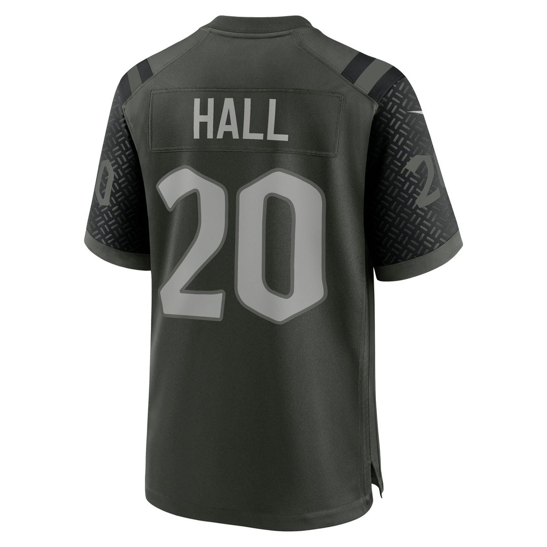 Breece Hall New York Jets Nike 2025 Rivalries Collection Game Jersey - Gotham Green