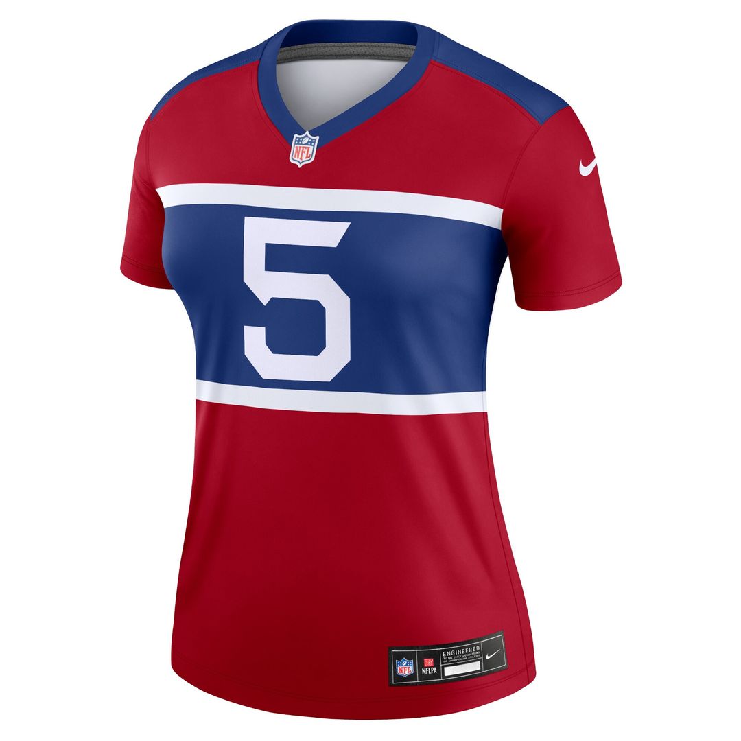 Kayvon Thibodeaux New York Giants Nike Women's Alternate Legend Player Performance Top -  Red