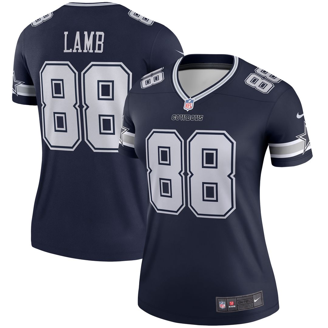 CeeDee Lamb Dallas Cowboys Nike Women's Legend Player Performance Top -  White
