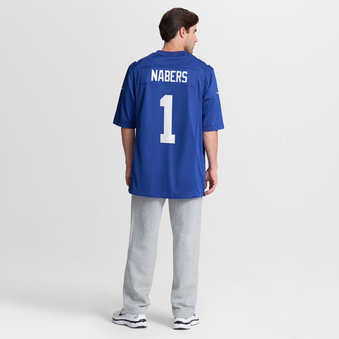 Malik Nabers New York Giants Nike  Player Game Jersey - Royal