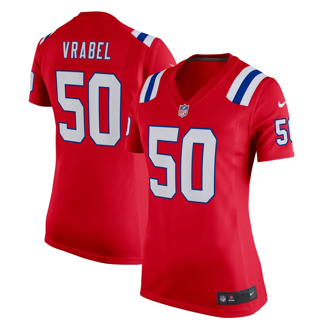 Mike Vrabel New England Patriots Women's Game Retired Player Jersey - Navy
