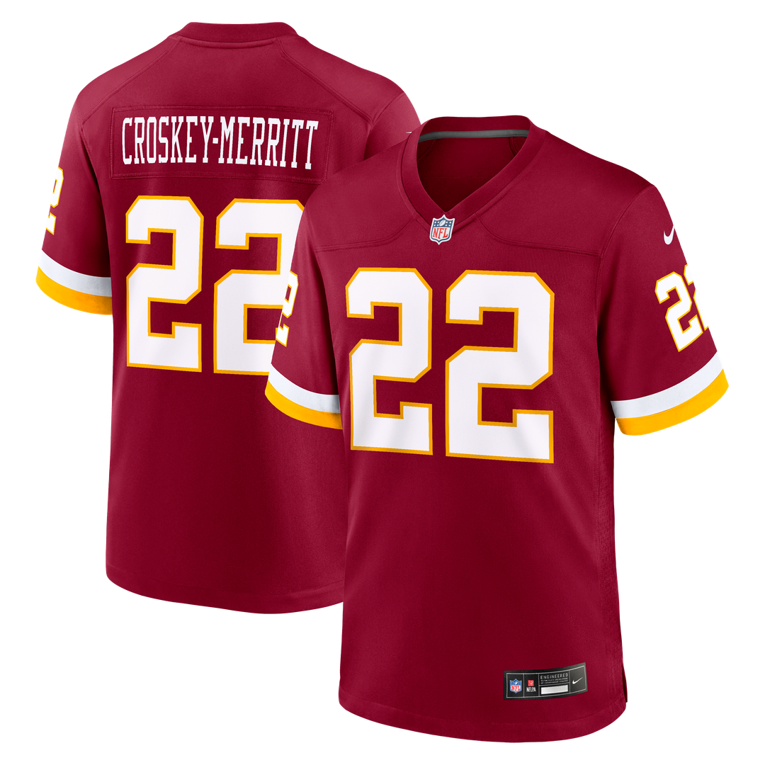 Jacory Croskey-Merritt Washington Commanders Nike Game Super Bowl Era Jersey - White