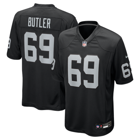 Adam Butler Las Vegas Raiders Nike Team Game Jersey -  Black