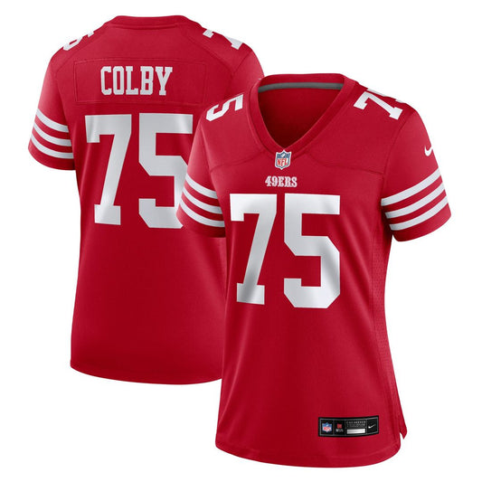 Connor Colby San Francisco 49ers Nike Women's Team Game Jersey -  Scarlet