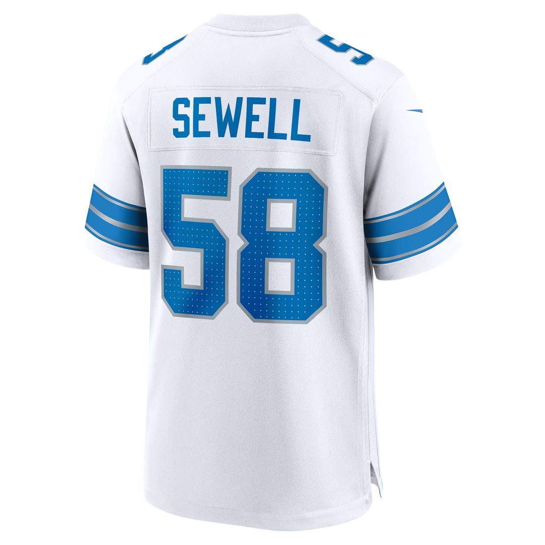 Penei Sewell Detroit Lions Nike Game Jersey - Blue