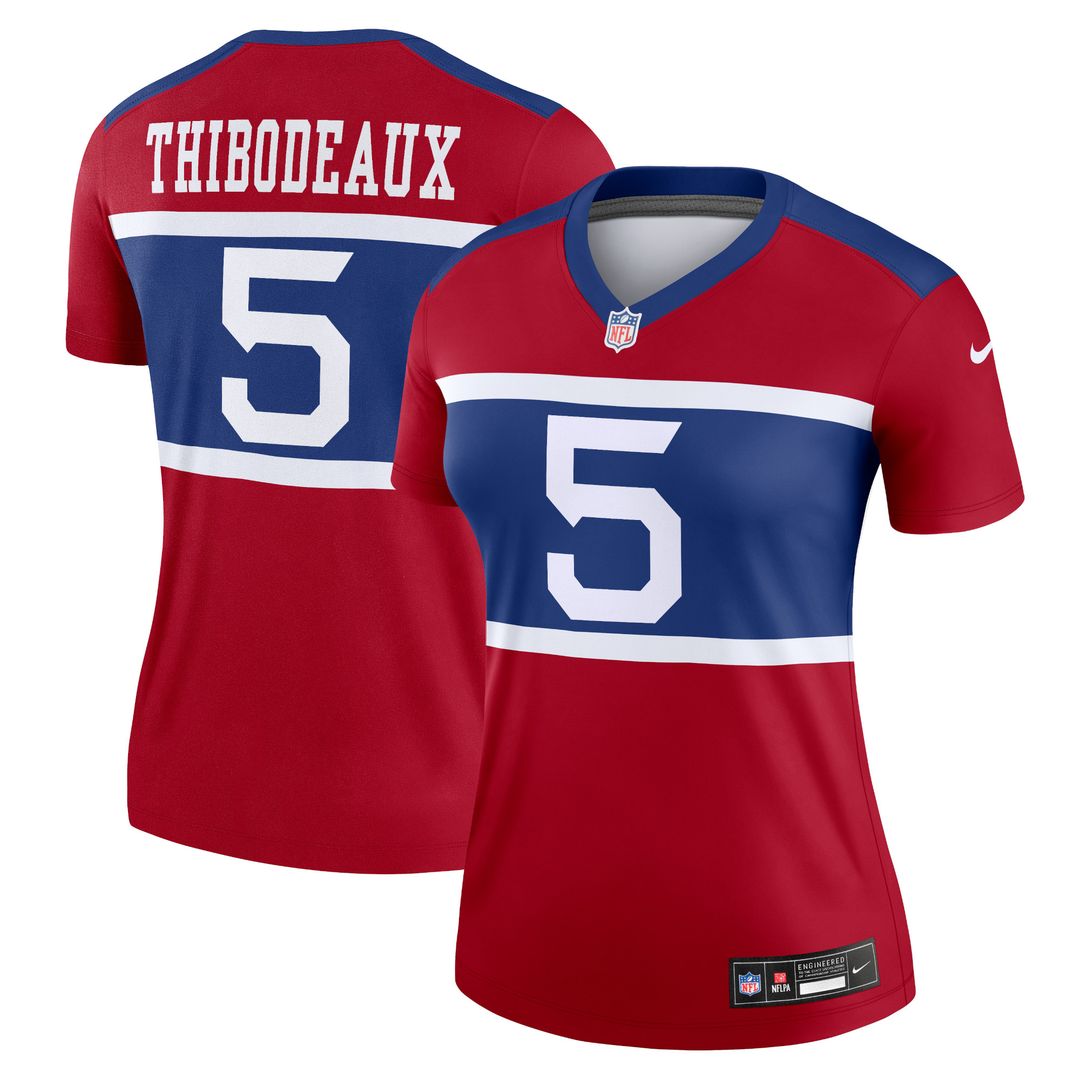 Kayvon Thibodeaux New York Giants Nike Women's Alternate Legend Player Performance Top -  Red
