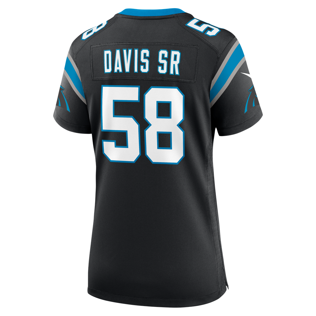 Thomas Davis Sr. Carolina Panthers Nike Women's Team Retired Game Jersey -  Black
