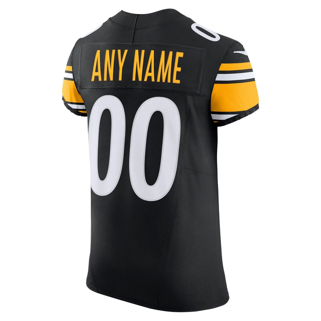 Pittsburgh Steelers Nike Vapor F.U.S.E. Elite Custom Jersey - Black