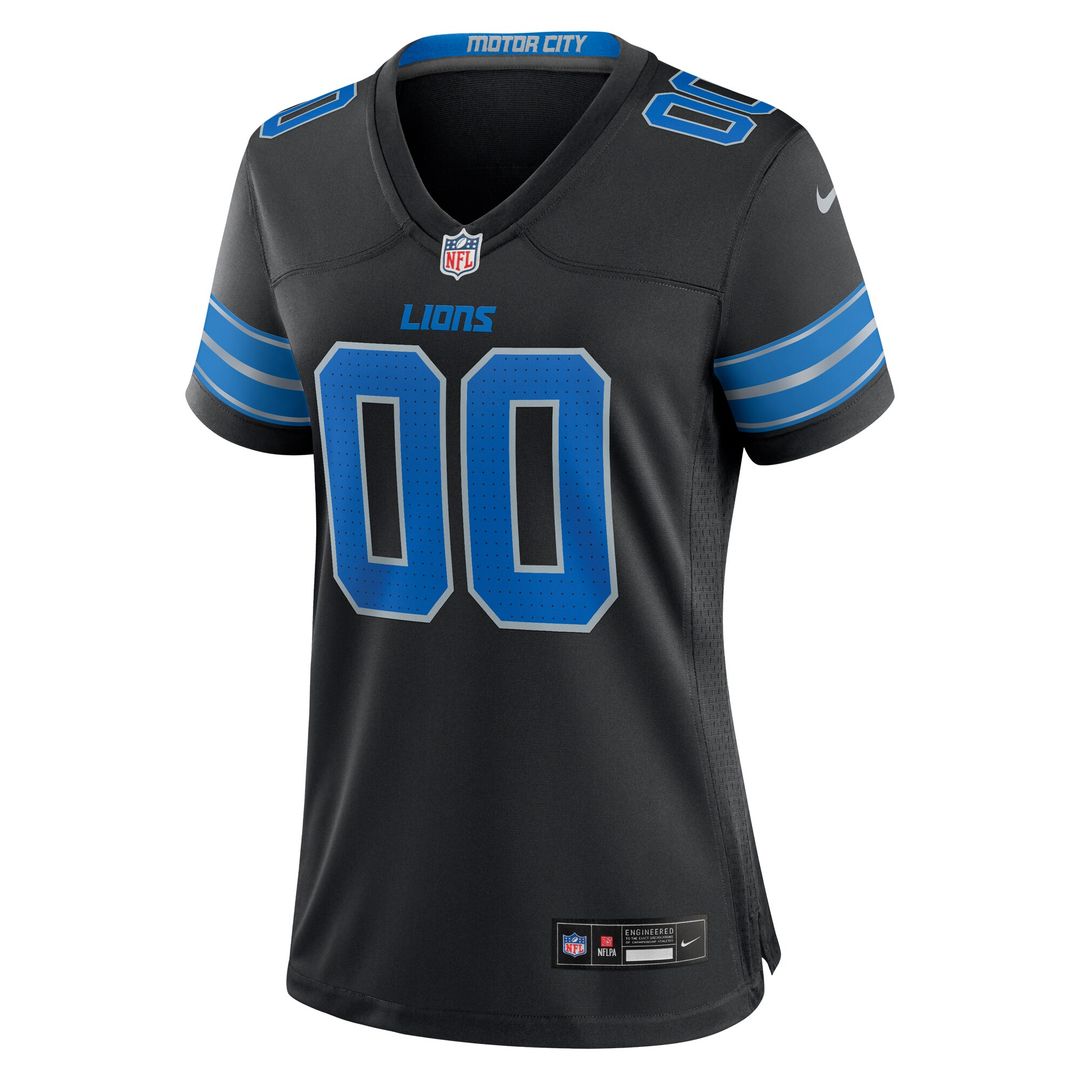 Detroit Lions Nike Women's Alternate Custom Game Jersey - Blue