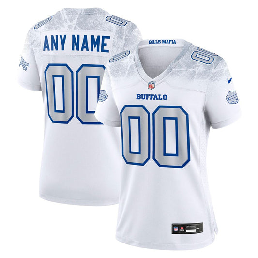 Buffalo Bills Nike Women's 2025 Rivalries Collection Custom Game Jersey - White