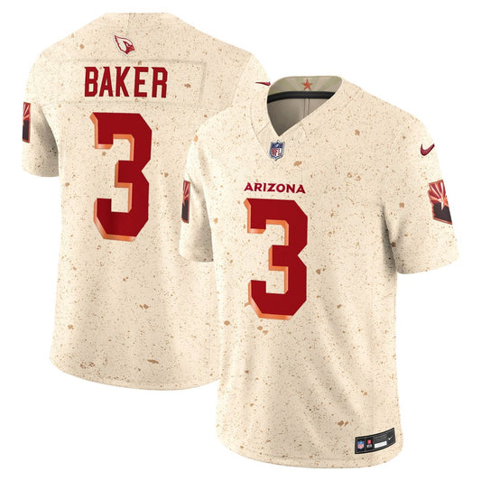 Budda Baker Arizona Cardinals Nike 2025 Rivalries Collection Stitched Limited Jersey - Natural