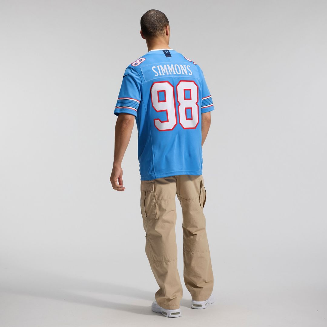 Jeffery Simmons Tennessee Titans Nike Vapor F.U.S.E. Stitched Limited Jersey - White