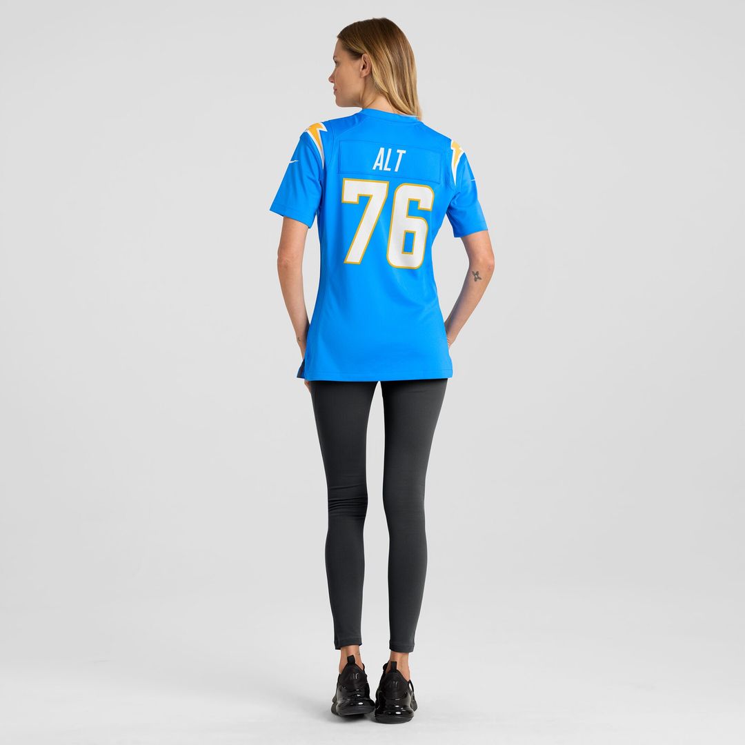 Joe Alt Los Angeles Chargers Nike Women's 2024 NFL Draft First Round Pick Player Game Jersey - Powder Blue