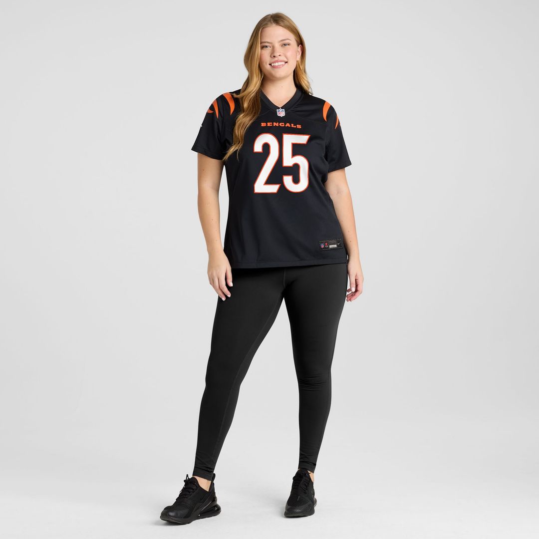 Tahj Brooks Cincinnati Bengals Nike Women's Team Game Jersey -  Black