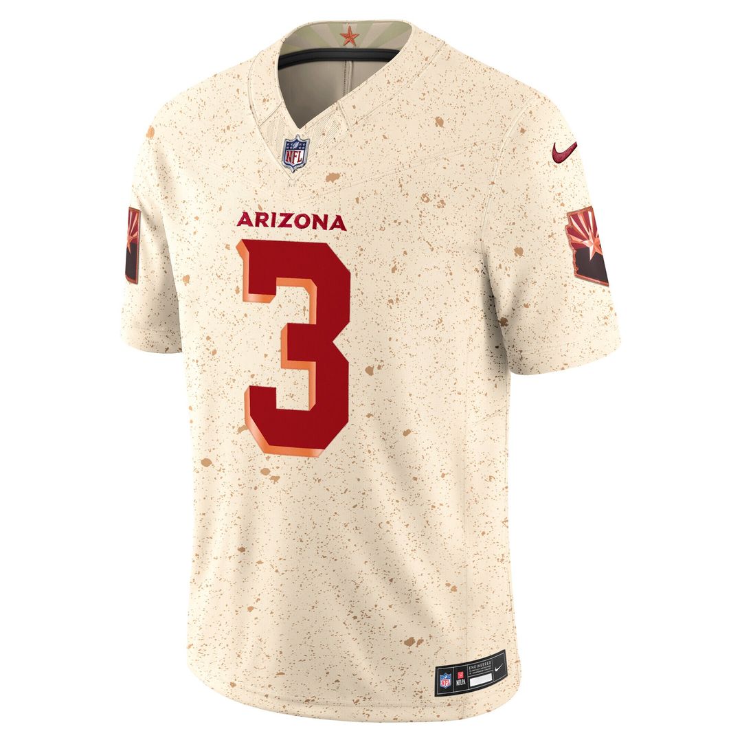 Budda Baker Arizona Cardinals Nike 2025 Rivalries Collection Stitched Limited Jersey - Natural