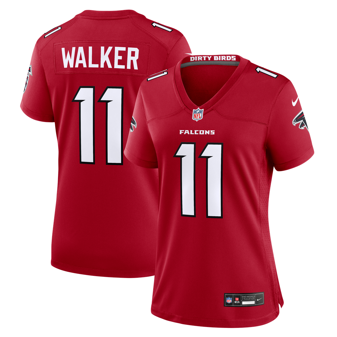 Jalon Walker Atlanta Falcons Nike Women's Game Jersey - White