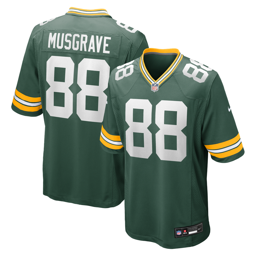 Luke Musgrave Green Bay Packers Nike  Game Jersey -  Green