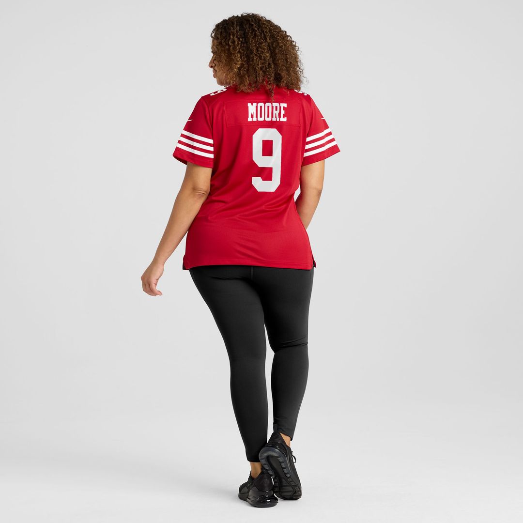 Skyy Moore San Francisco 49ers Nike Women's Team Game Jersey -  Scarlet