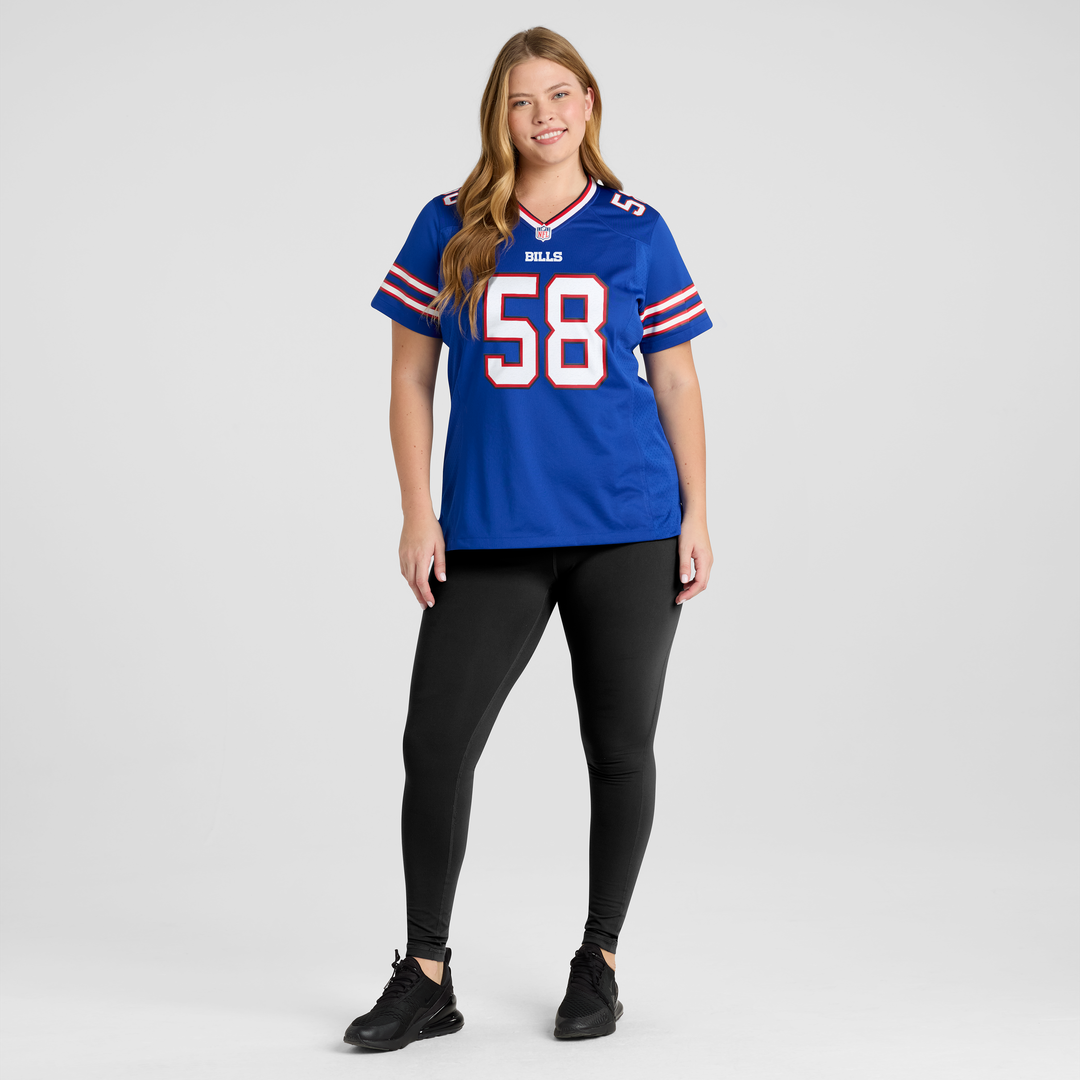 Matt Milano Buffalo Bills Nike Women's Game Jersey - Royal