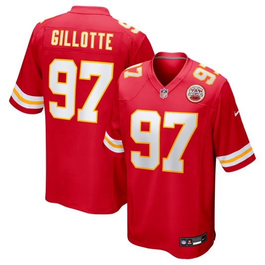 Ashton Gillotte Kansas City Chiefs Nike Team Game Jersey -  Red