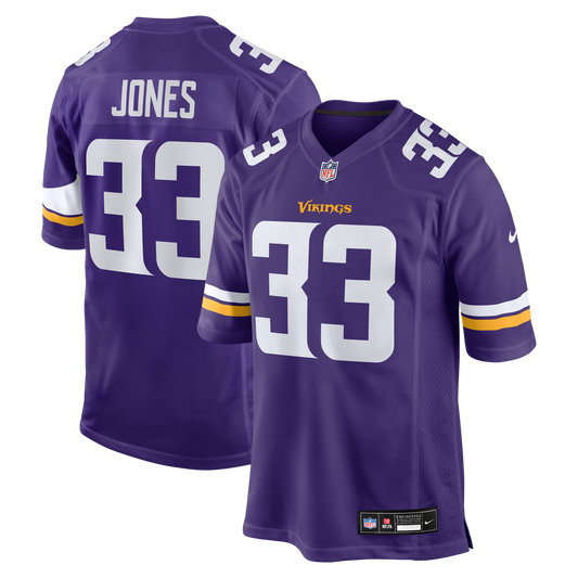 Aaron Jones Minnesota Vikings Nike Game Player Jersey - Purple