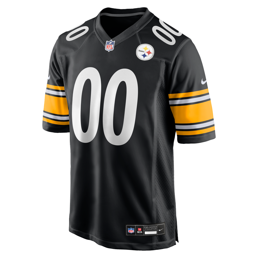 Pittsburgh Steelers Nike Custom Game Jersey - Black