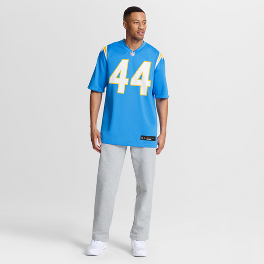 Scott Matlock Los Angeles Chargers Nike Team Game Jersey -  Powder Blue