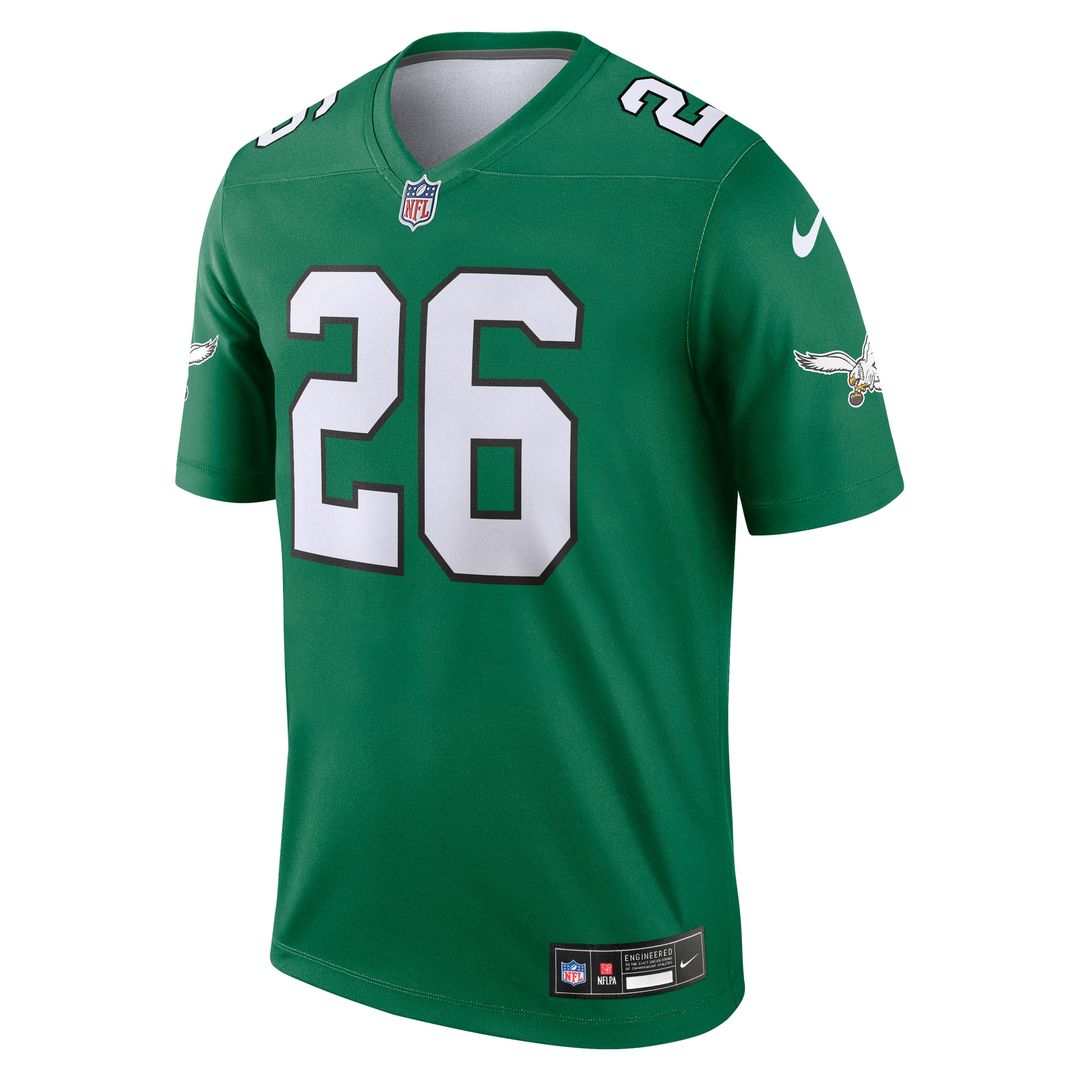 Saquon Barkley Philadelphia Eagles Nike  Legend Player Performance Top - Midnight Green