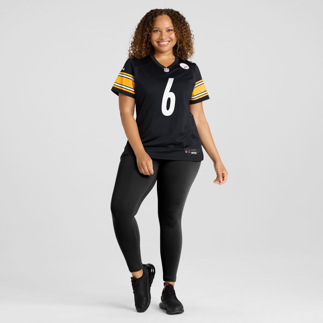 Patrick Queen Pittsburgh Steelers Nike Women's Game Player Jersey - Black