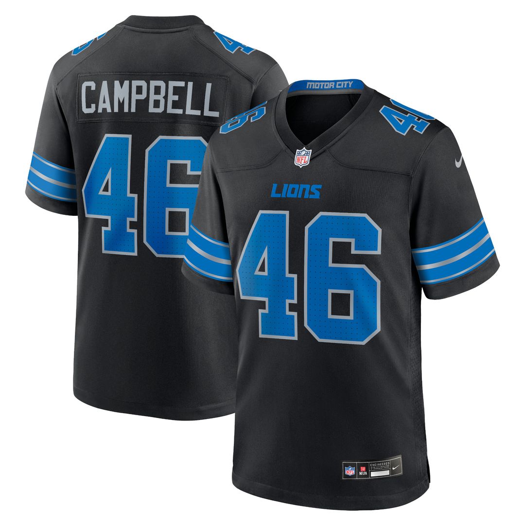 Jack Campbell Detroit Lions Nike White Game Jersey -  White