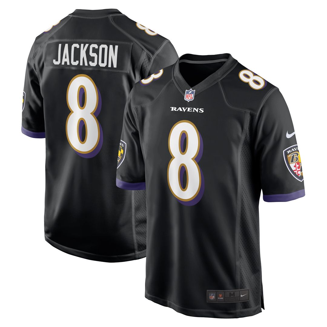 Lamar Jackson Baltimore Ravens Nike Alternate Game Jersey - Purple