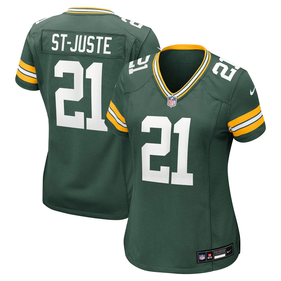 Benjamin St-Juste Green Bay Packers Nike Women's Team Game Jersey -  Green