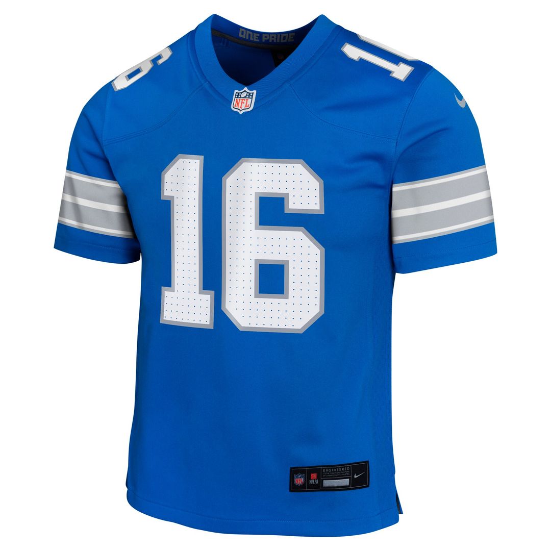Jared Goff Detroit Lions Nike Youth Game Jersey - Black