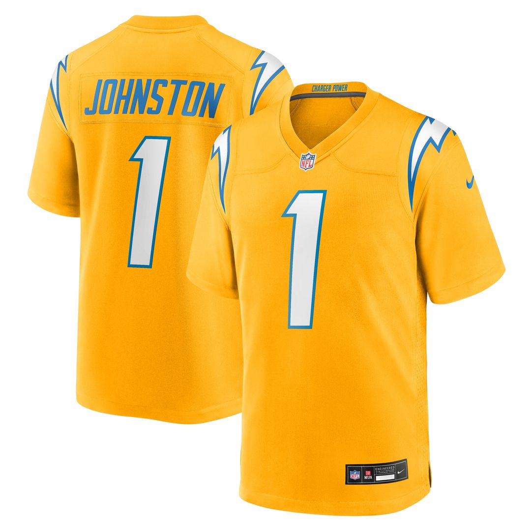Quentin Johnston Los Angeles Chargers Nike Alternate Super Chargers Game Player Jersey - Navy