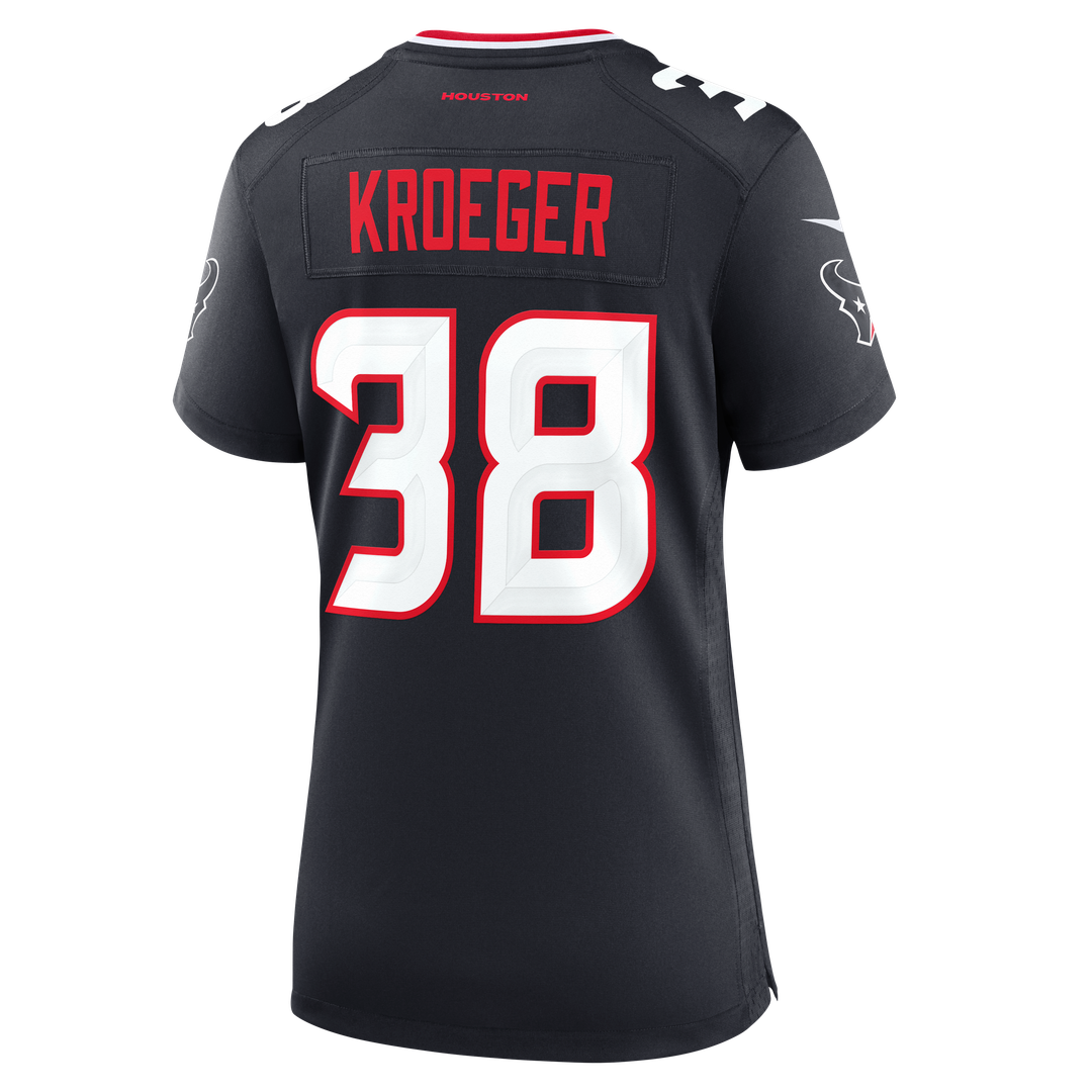 Kai Kroeger Houston Texans Nike Women's Team Game Jersey -  Navy